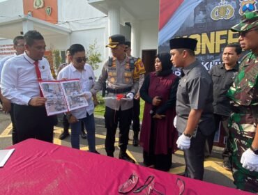 Konferensi pers akhir tahun yang digelar oleh Polres Pasuruan Kota