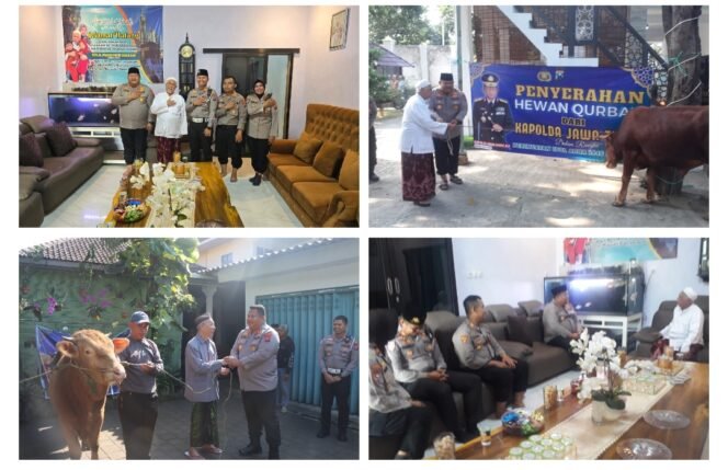 
					Kapolres Pasuruan Silaturahmi dan Distribusikan Hewan Qurban ke Ponpes dan Tokoh Agama